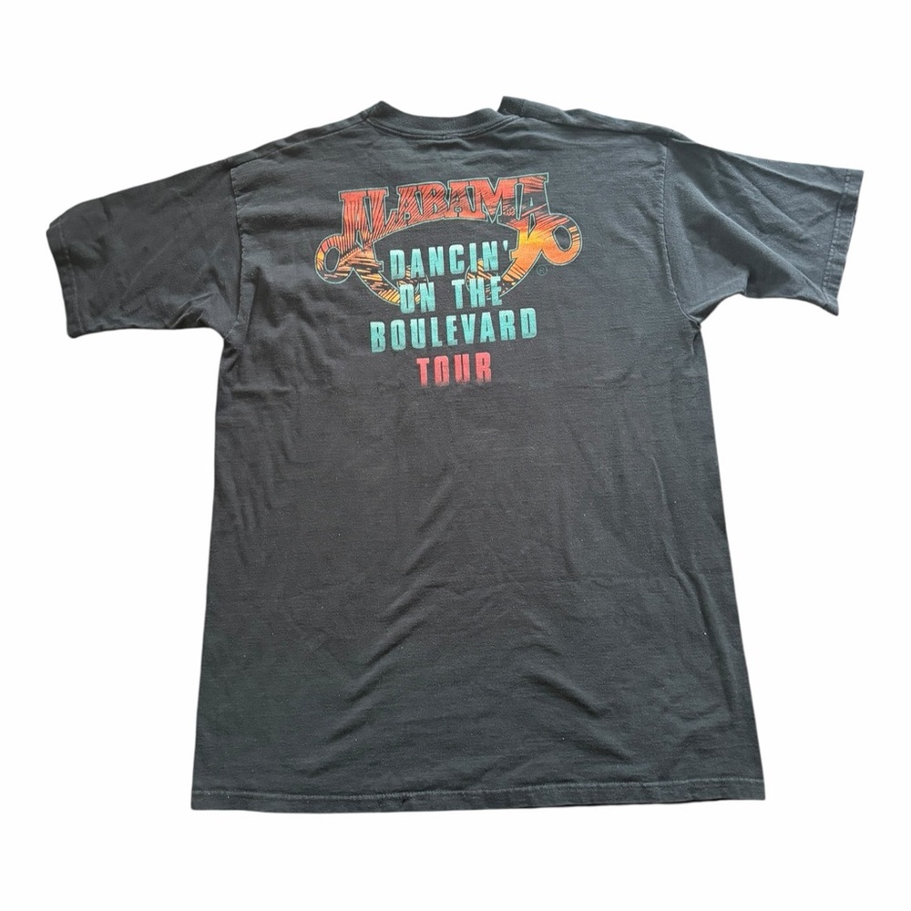 Vintage Alabama Band Graphic Concert Dancin on the Boulevard Tour T Shirt XL 90s - Picture 2 of 7